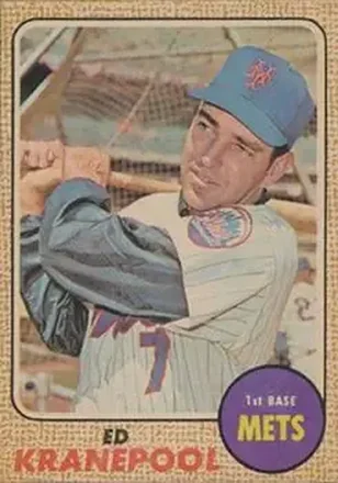 1968 Topps Venezuelan #92 - Ed Kranepool - New York Mets 1968 Topps Venezuelan #92 - Ed Kranepool - New York Mets
