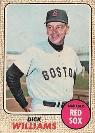 1968 O-Pee-Chee #87 - Dick Williams - Boston Red Sox