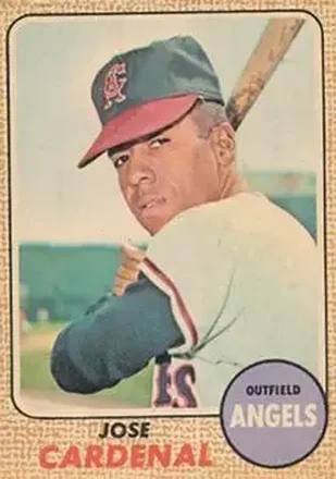 1968 Topps Venezuelan #102 - Jose Cardenal - California Angels 1968 Topps Venezuelan #102 - Jose Cardenal - California Angels