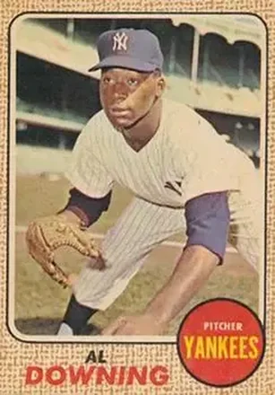 1968 Topps Venezuelan #105 - Al Downing - New York Yankees