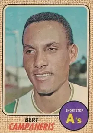 1968 Topps Venezuelan #109 - Bert Campaneris - Oakland Athletics