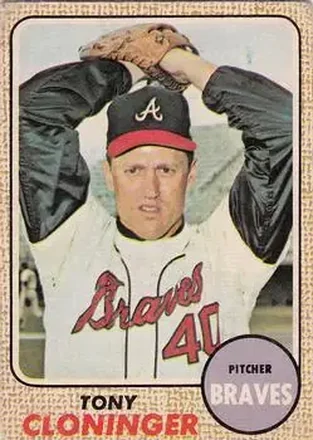 1968 O-Pee-Chee #93 - Tony Cloninger - Atlanta Braves