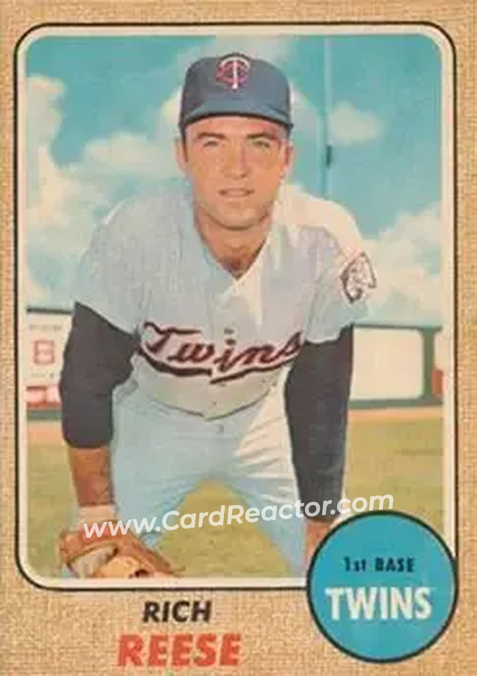 1968 Topps Venezuelan #111 - Rich Reese - Minnesota Twins - Front