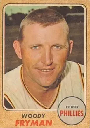 1968 Topps Venezuelan #112 - Woody Fryman - Philadelphia Phillies