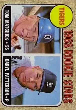 1968 Topps Venezuelan #113 - Tigers 1968 Rookie Stars (Tom Matchick - Daryl Patterson) RS, RC - Detroit Tigers - Detroit Tigers