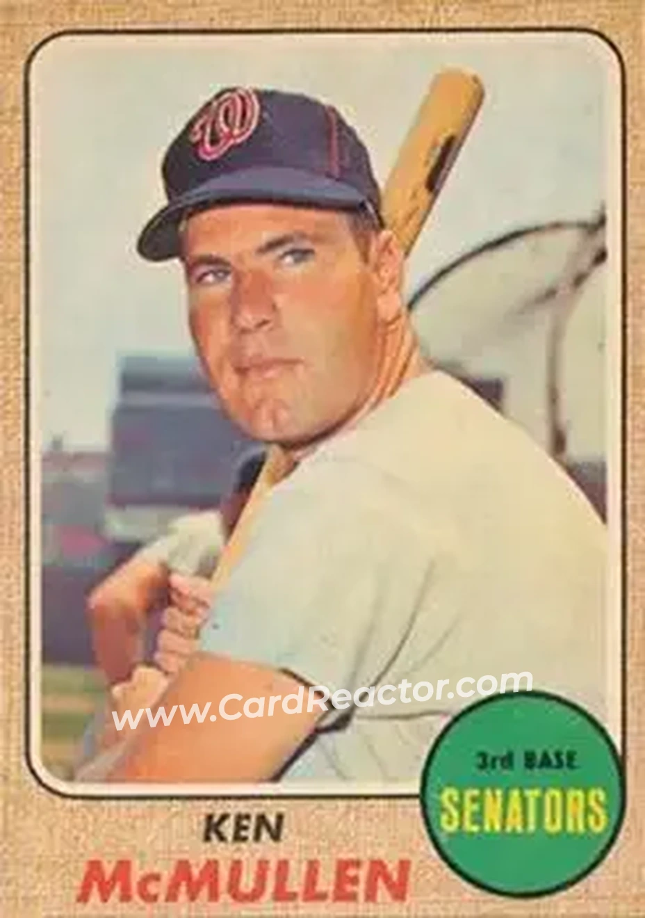 1968 Topps Venezuelan #116 - Ken McMullen - Washington Senators - Front 1968 Topps Venezuelan #116 - Ken McMullen - Washington Senators - Front