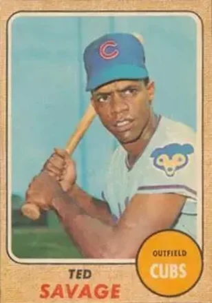 1968 Topps Venezuelan #119 - Ted Savage - Chicago Cubs 1968 Topps Venezuelan #119 - Ted Savage - Chicago Cubs