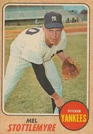 1968 Topps Venezuelan #120 - Mel Stottlemyre - New York Yankees