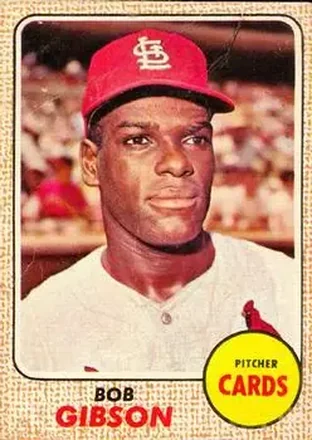 1968 O-Pee-Chee #100 - Bob Gibson - St. Louis Cardinals