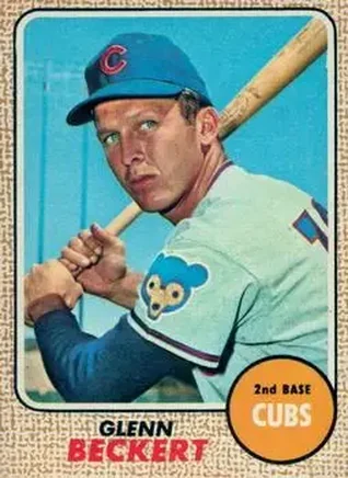 1968 O-Pee-Chee #101 - Glenn Beckert - Chicago Cubs 1968 O-Pee-Chee #101 - Glenn Beckert - Chicago Cubs