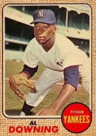 1968 O-Pee-Chee #105 - Al Downing - New York Yankees