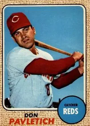 1968 O-Pee-Chee #108 - Don Pavletich - Cincinnati Reds 1968 O-Pee-Chee #108 - Don Pavletich - Cincinnati Reds