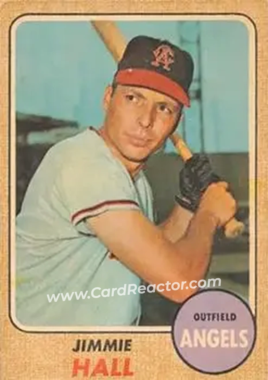 1968 Topps Venezuelan #121 - Jimmie Hall - California Angels - Front 1968 Topps Venezuelan #121 - Jimmie Hall - California Angels - Front