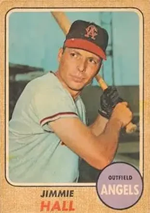 1968 Topps Venezuelan #121 - Jimmie Hall - California Angels