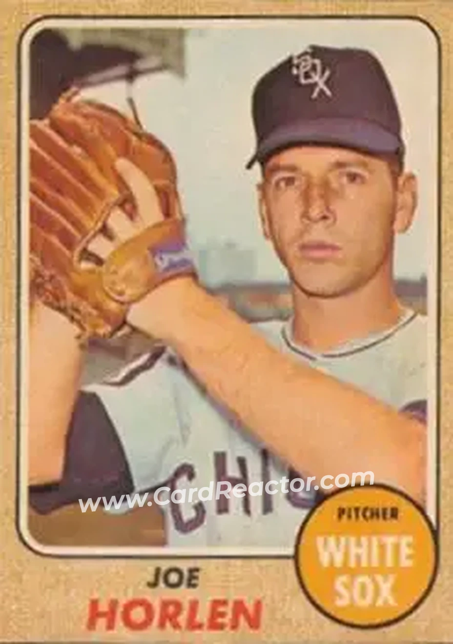 1968 Topps Venezuelan #125 - Joel Horlen - Chicago White Sox - Front