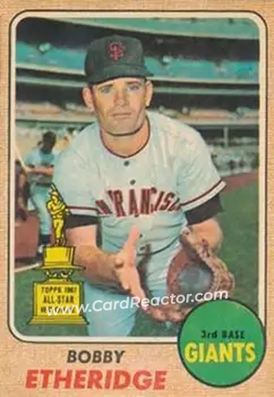 1968 Topps Venezuelan #126 - Bobby Etheridge - San Francisco Giants - Front