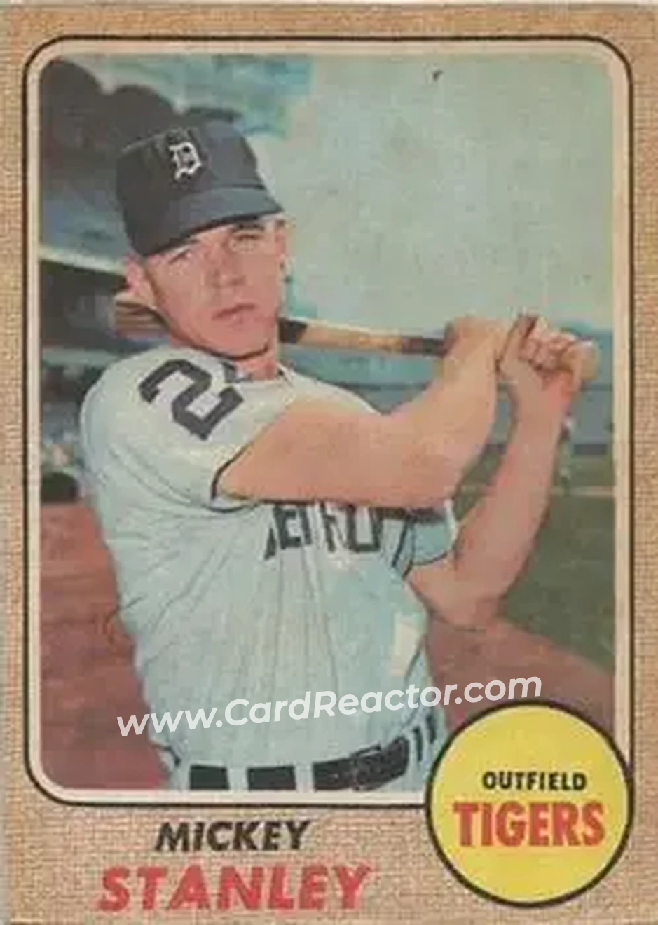 1968 Topps Venezuelan #129 - Mickey Stanley - Detroit Tigers - Front
