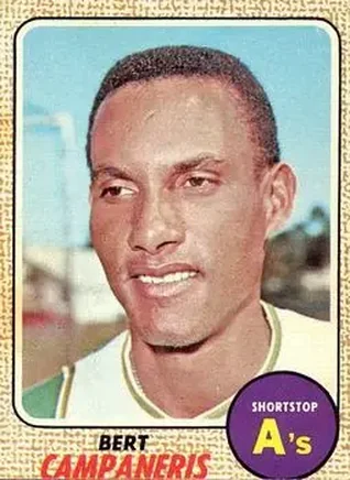 1968 O-Pee-Chee #109 - Bert Campaneris - Oakland Athletics