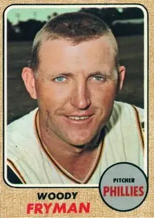 1968 O-Pee-Chee #112 - Woody Fryman - Philadelphia Phillies 1968 O-Pee-Chee #112 - Woody Fryman - Philadelphia Phillies