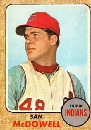 1968 O-Pee-Chee #115 - Sam McDowell - Cleveland Indians