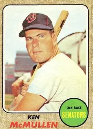 1968 O-Pee-Chee #116 - Ken McMullen - Washington Senators 1968 O-Pee-Chee #116 - Ken McMullen - Washington Senators