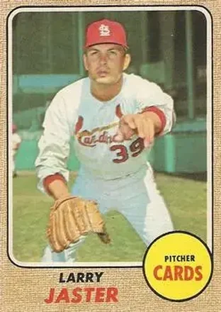 1968 O-Pee-Chee #117 - Larry Jaster - St. Louis Cardinals