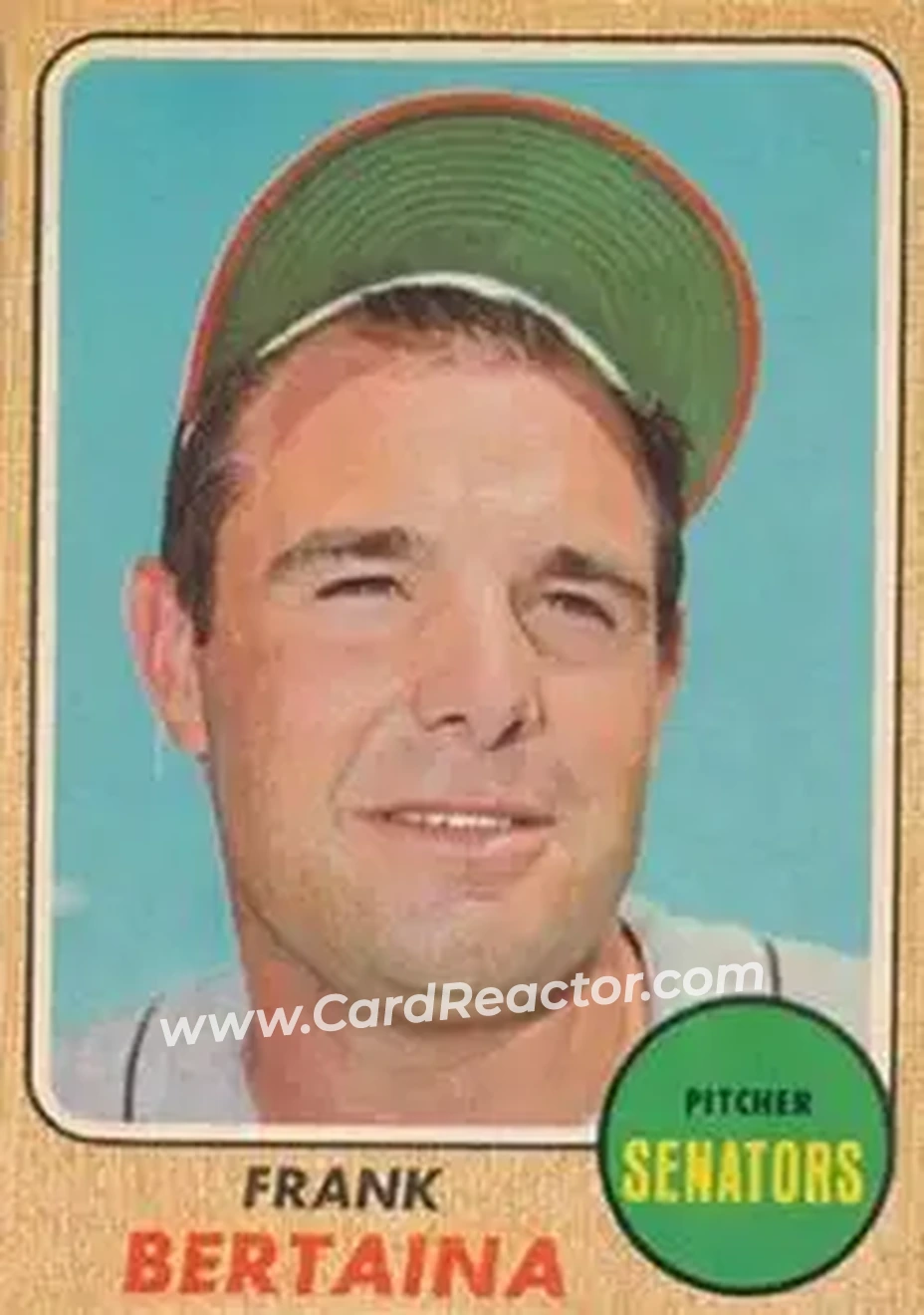1968 Topps Venezuelan #131 - Frank Bertaina - Washington Senators - Front