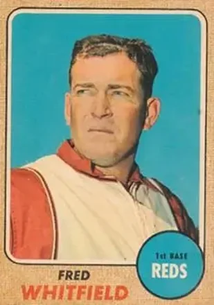 1968 Topps Venezuelan #133 - Fred Whitfield - Cincinnati Reds 1968 Topps Venezuelan #133 - Fred Whitfield - Cincinnati Reds