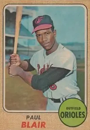 1968 Topps Venezuelan #135 - Paul Blair - Baltimore Orioles