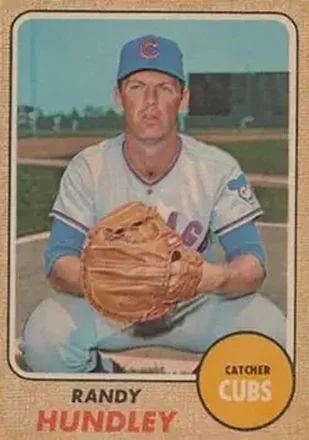 1968 Topps Venezuelan #136 - Randy Hundley - Chicago Cubs