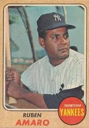 1968 Topps Venezuelan #138 - Ruben Amaro - New York Yankees