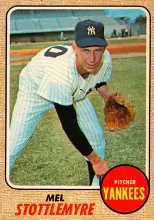 1968 O-Pee-Chee #120 - Mel Stottlemyre - New York Yankees