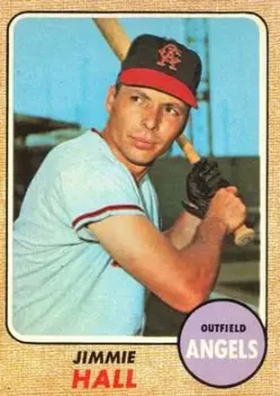 1968 O-Pee-Chee #121 - Jimmie Hall - California Angels 1968 O-Pee-Chee #121 - Jimmie Hall - California Angels
