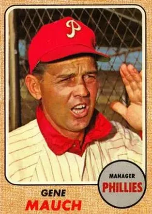 1968 O-Pee-Chee #122 - Gene Mauch - Philadelphia Phillies