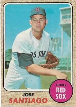 1968 O-Pee-Chee #123 - Jose Santiago - Boston Red Sox