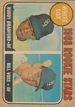 1968 Topps Venezuelan #142 - White Sox 1968 Rookie Stars (Buddy Bradford - Bill Voss) RS, RC - Chicago White Sox - Chicago White Sox