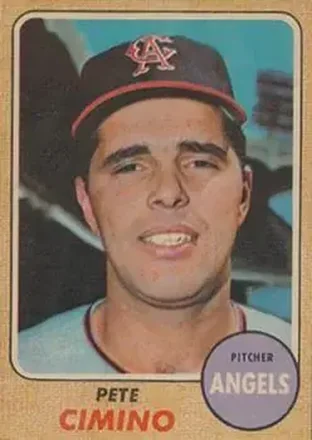 1968 Topps Venezuelan #143 - Pete Cimino - California Angels 1968 Topps Venezuelan #143 - Pete Cimino - California Angels