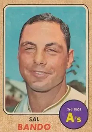 1968 Topps Venezuelan #146 - Sal Bando - Oakland Athletics