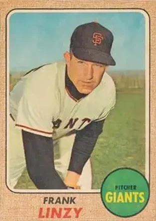 1968 Topps Venezuelan #147 - Frank Linzy - San Francisco Giants