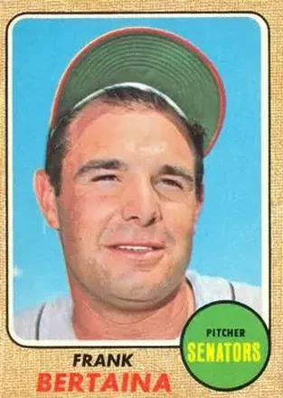 1968 O-Pee-Chee #131 - Frank Bertaina - Washington Senators
