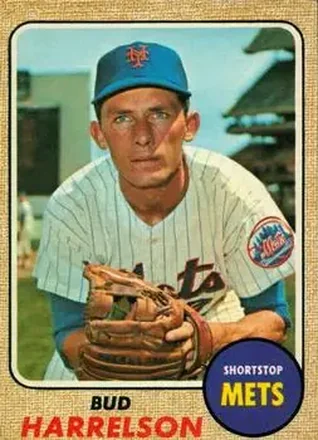 1968 O-Pee-Chee #132 - Bud Harrelson - New York Mets 1968 O-Pee-Chee #132 - Bud Harrelson - New York Mets