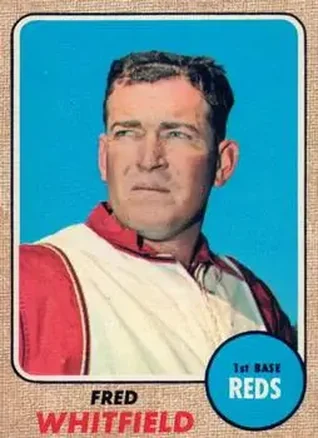 1968 O-Pee-Chee #133 - Fred Whitfield - Cincinnati Reds