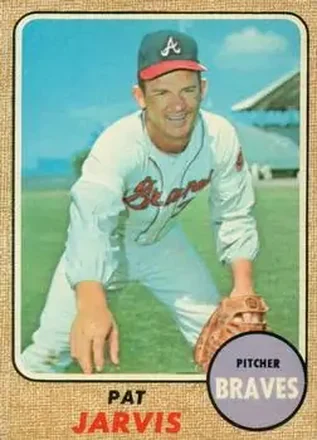 1968 O-Pee-Chee #134 - Pat Jarvis - Atlanta Braves