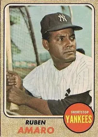 1968 O-Pee-Chee #138 - Ruben Amaro - New York Yankees