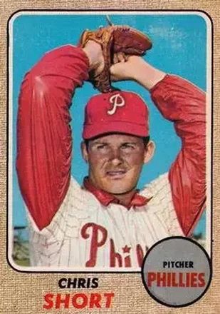 1968 O-Pee-Chee #139 - Chris Short - Philadelphia Phillies
