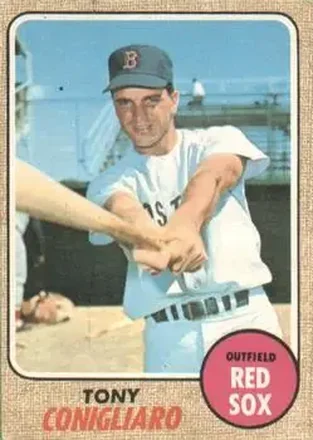 1968 O-Pee-Chee #140 - Tony Conigliaro - Boston Red Sox
