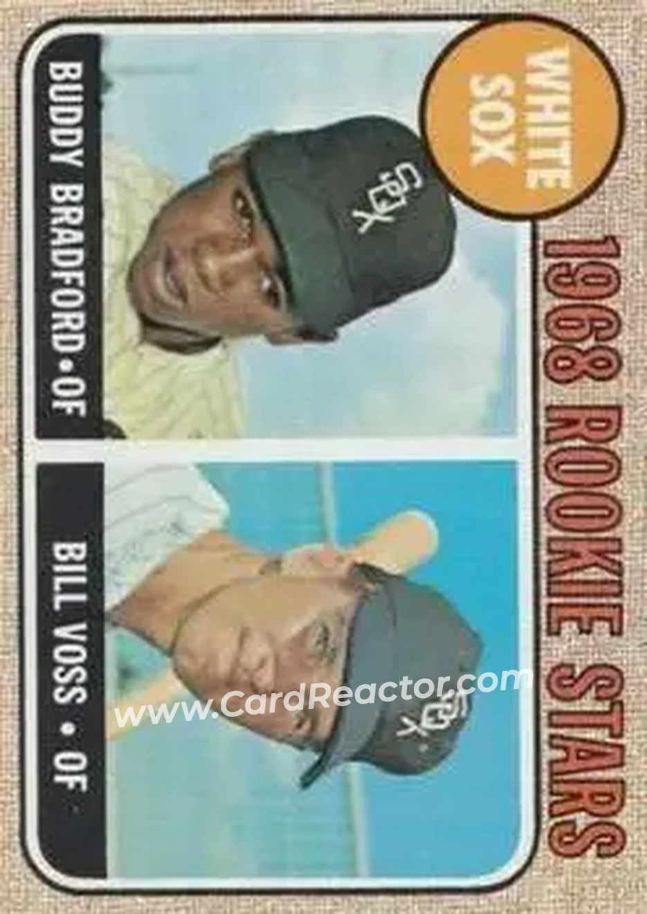 1968 O-Pee-Chee #142 - White Sox 1968 Rookie Stars (Buddy Bradford - Bill Voss) RS, RC - Chicago White Sox - Chicago White Sox - Front
