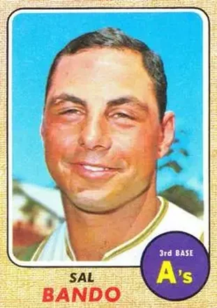 1968 O-Pee-Chee #146 - Sal Bando - Oakland Athletics