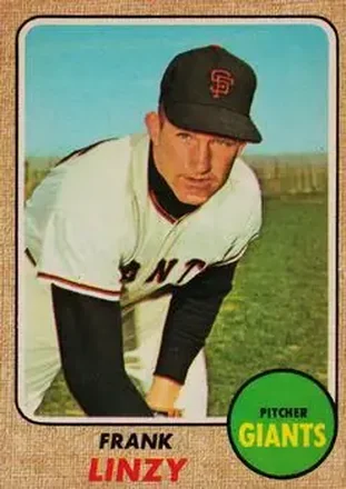 1968 O-Pee-Chee #147 - Frank Linzy - San Francisco Giants 1968 O-Pee-Chee #147 - Frank Linzy - San Francisco Giants