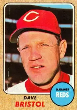 1968 O-Pee-Chee #148 - Dave Bristol - Cincinnati Reds 1968 O-Pee-Chee #148 - Dave Bristol - Cincinnati Reds